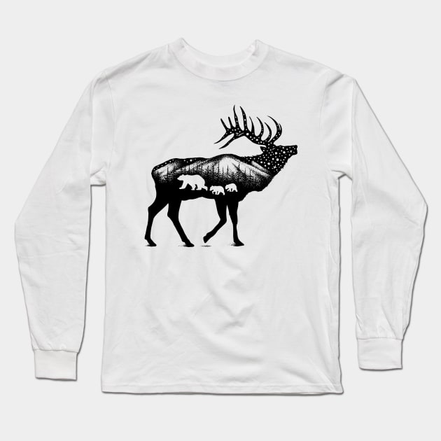 ELK Long Sleeve T-Shirt by thiagobianchini